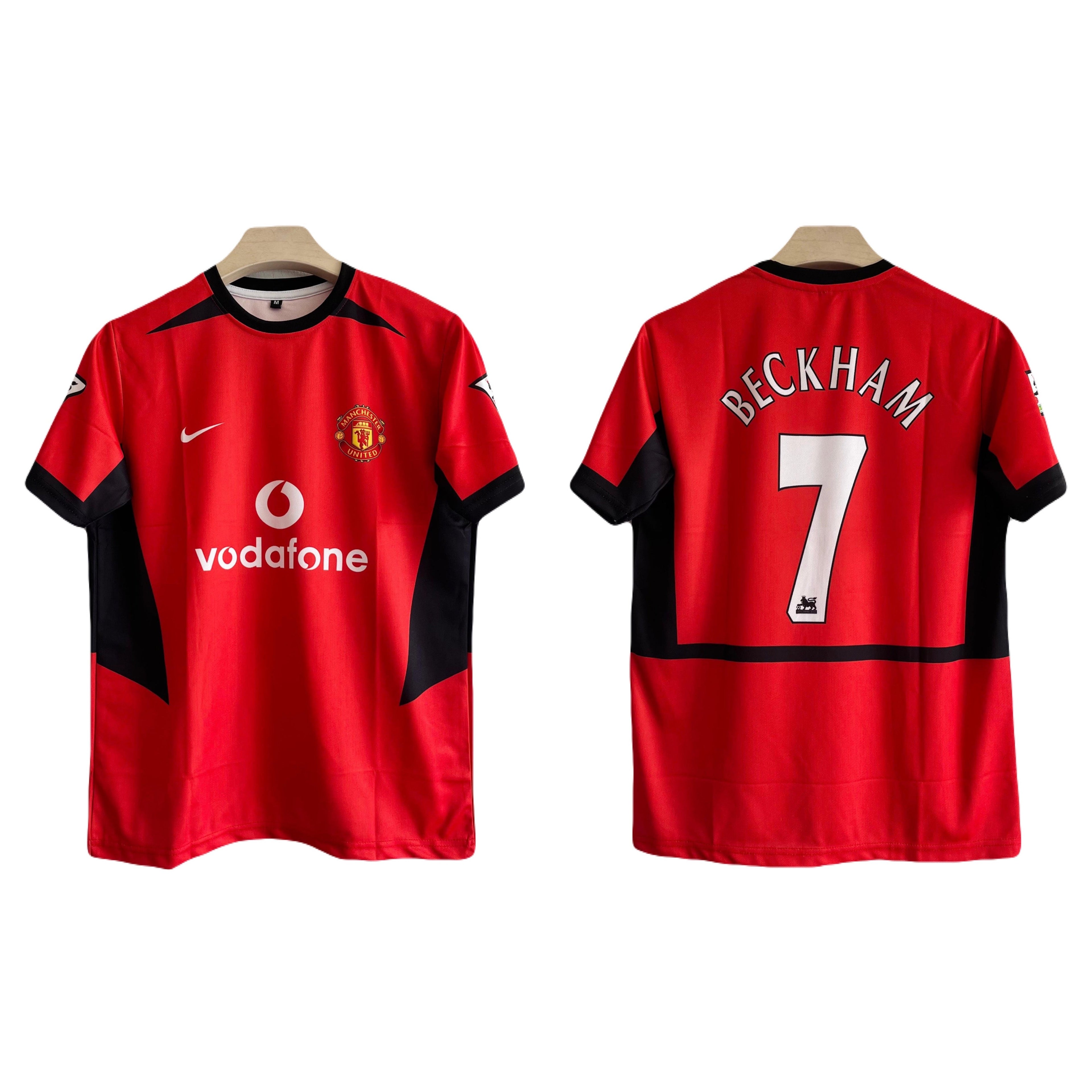 Manchester United Retro Beckham #7 Home Jersey – Classic Edition