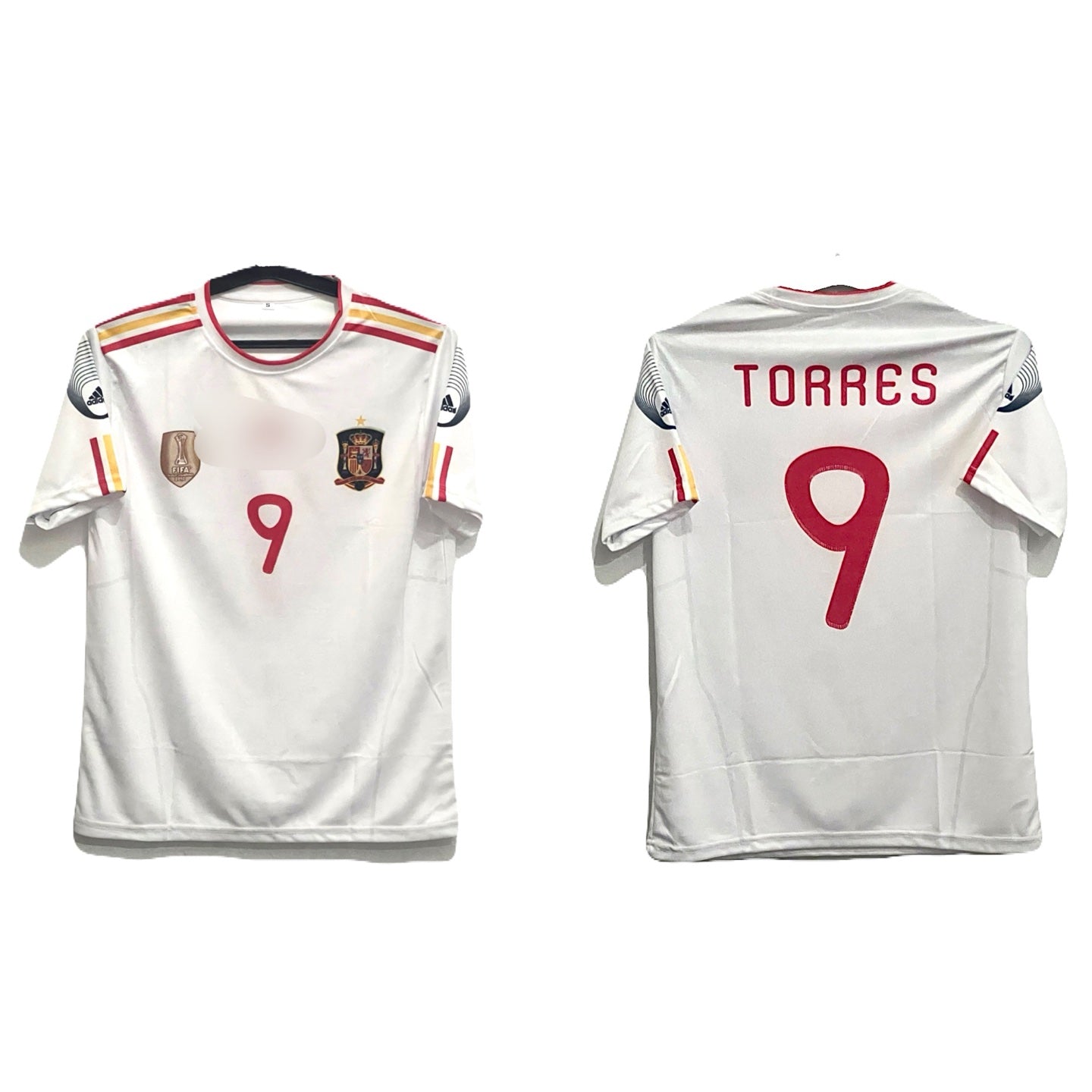 Vintage Spain 2011 Away Jersey – Torres #9 – Retro Football Shirt