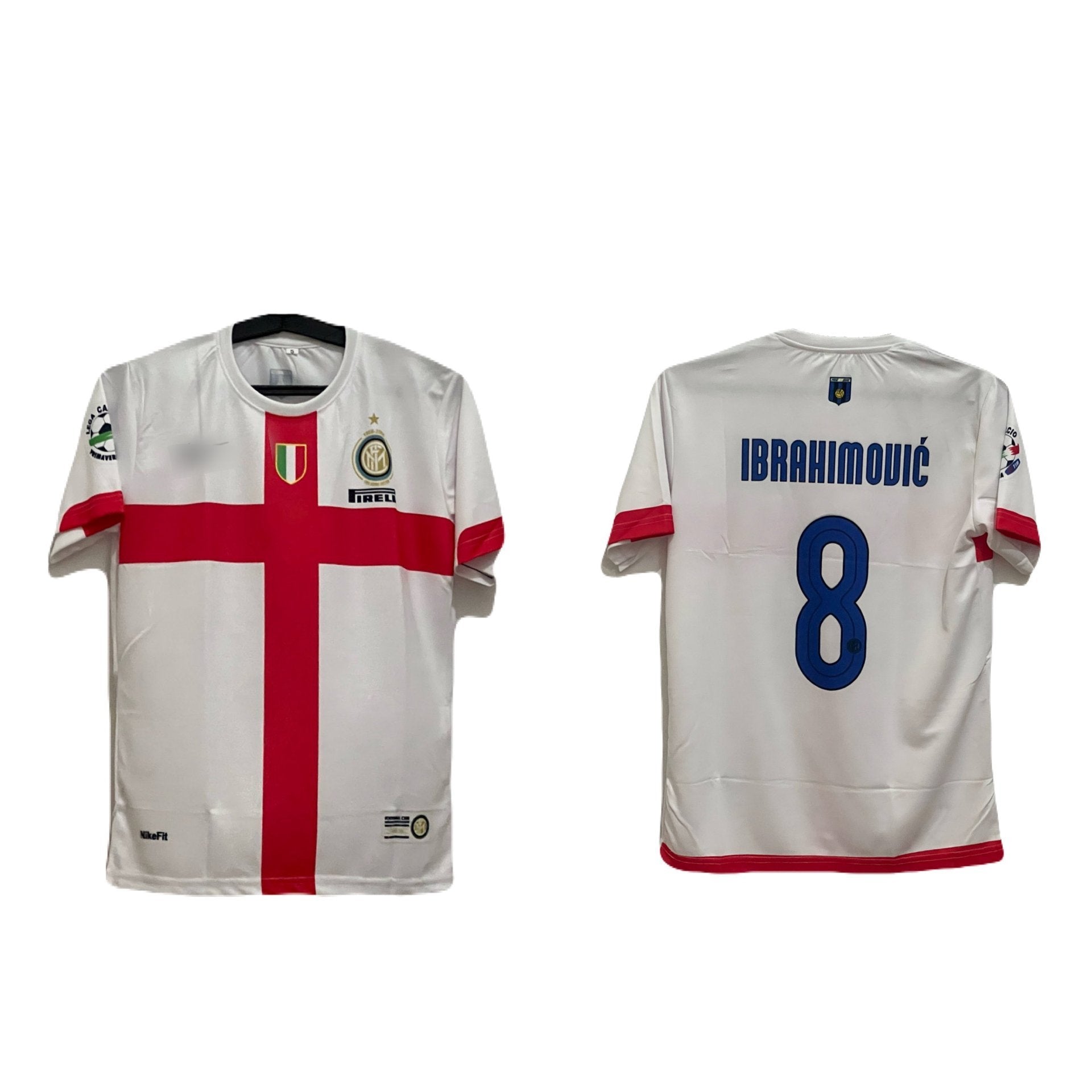 Inter Milan Retro Jersey – Ibrahimović #8 – Vintage Half Sleeve Football Shirt